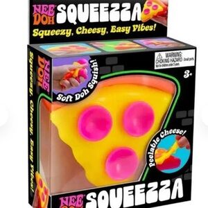 NeeDoh Squeezza Pizza Squishy Toy Sensory Fidget Stress Toy Kids